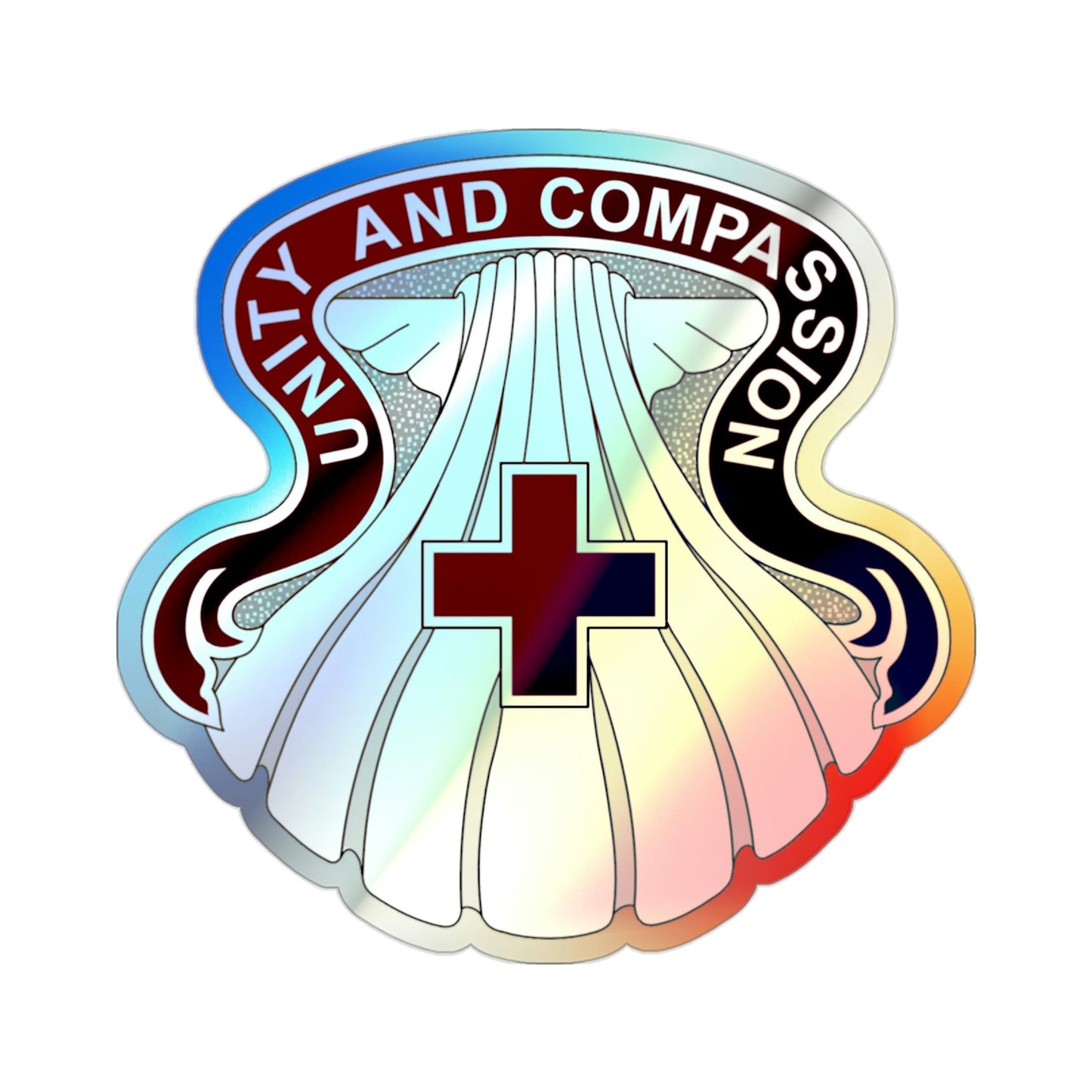 334 Medical Group (U.S. Army) Holographic STICKER Die-Cut Vinyl Decal-2 Inch-The Sticker Space