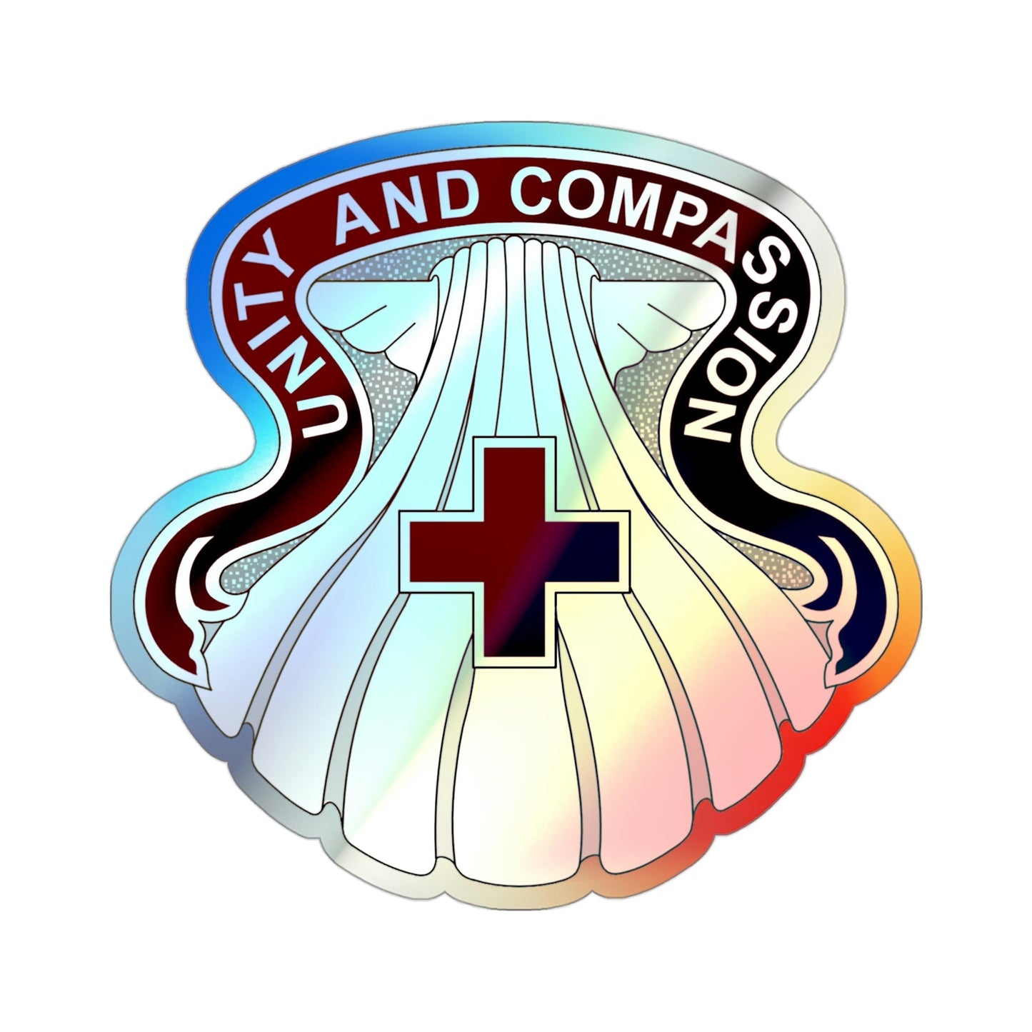 334 Medical Group (U.S. Army) Holographic STICKER Die-Cut Vinyl Decal-3 Inch-The Sticker Space