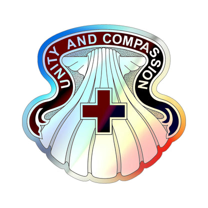 334 Medical Group (U.S. Army) Holographic STICKER Die-Cut Vinyl Decal-4 Inch-The Sticker Space