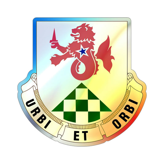 336 Military Police Battalion (U.S. Army) Holographic STICKER Die-Cut Vinyl Decal-6 Inch-The Sticker Space