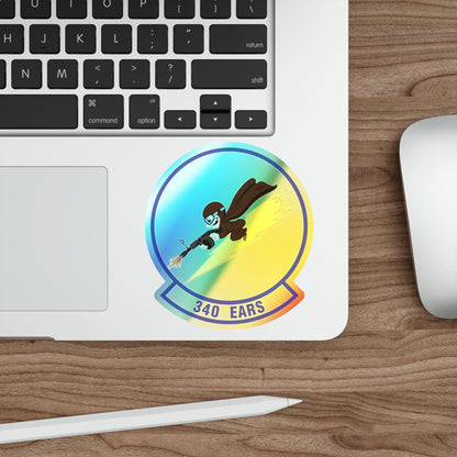 340th Expeditionary Air Refueling Squadron (U.S. Air Force) Holographic STICKER Die-Cut Vinyl Decal-The Sticker Space
