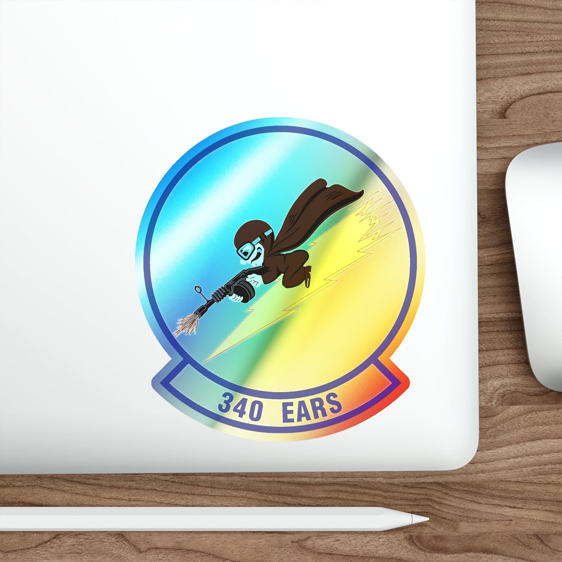 340th Expeditionary Air Refueling Squadron (U.S. Air Force) Holographic STICKER Die-Cut Vinyl Decal-The Sticker Space