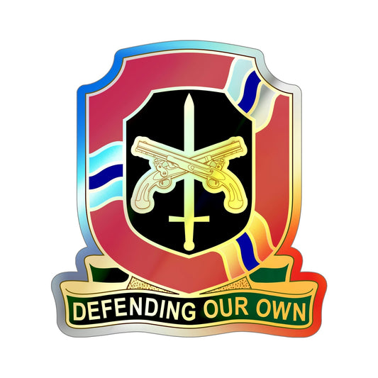 35 Military Police Brigade v2 (U.S. Army) Holographic STICKER Die-Cut Vinyl Decal-6 Inch-The Sticker Space