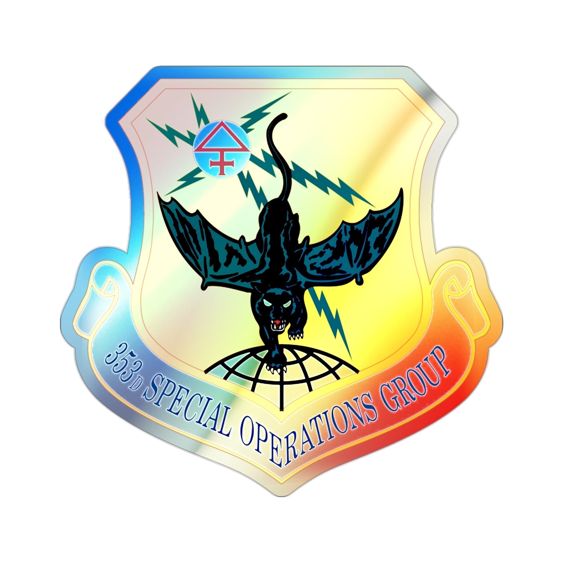 353d Special Operations Group (U.S. Air Force) Holographic STICKER Die-Cut Vinyl Decal-2 Inch-The Sticker Space