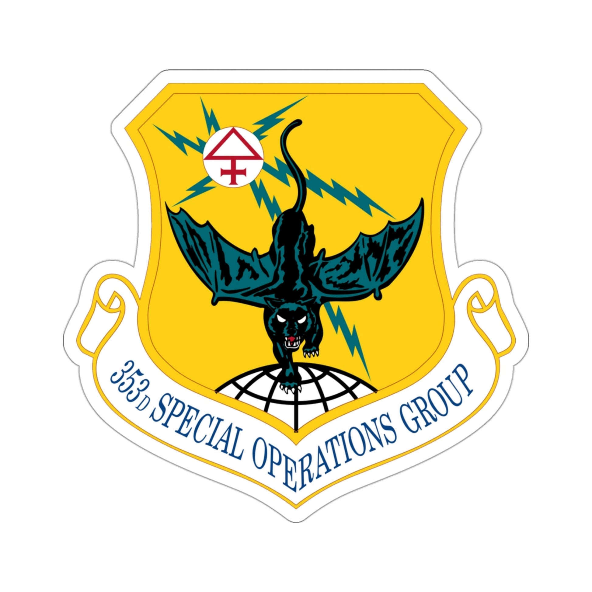 353d Special Operations Group (U.S. Air Force) STICKER Vinyl Die-Cut Decal-3 Inch-The Sticker Space