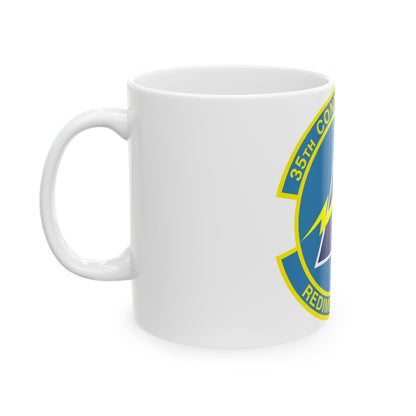 35th Contracting Squadron (U.S. Air Force) White Coffee Mug-The Sticker Space