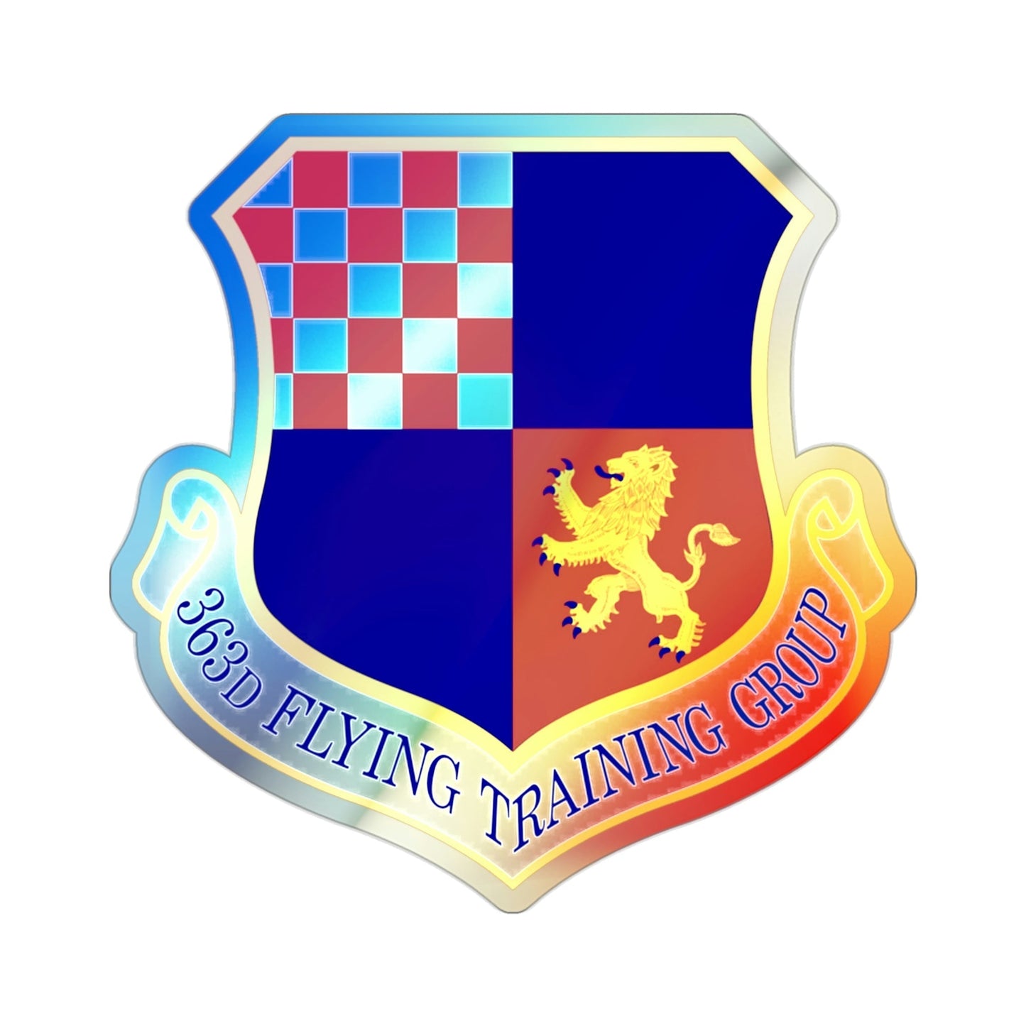 363 Flying Training Group ACC (U.S. Air Force) Holographic STICKER Die-Cut Vinyl Decal-2 Inch-The Sticker Space