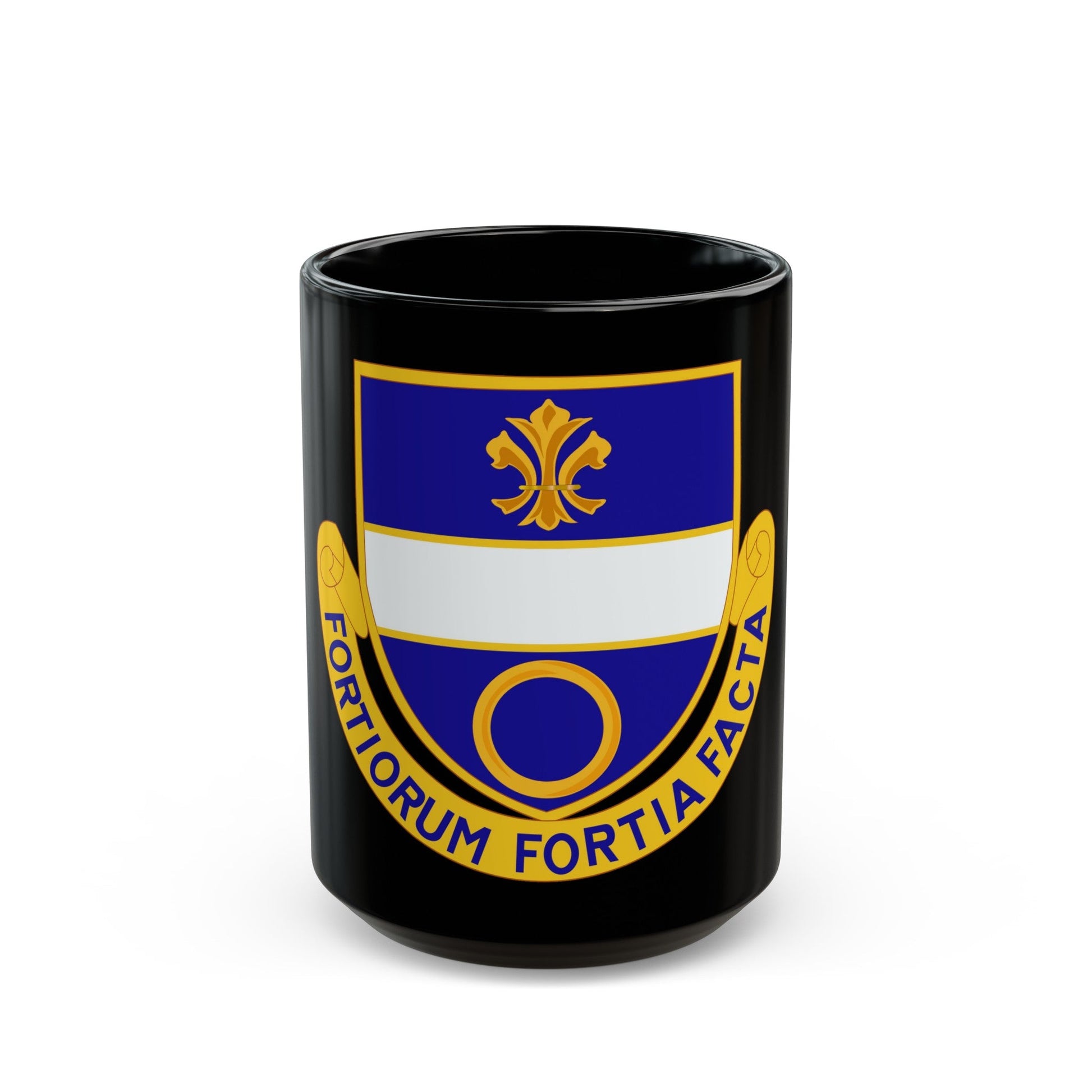 365 Infantry Regiment (U.S. Army) Black Coffee Mug-15oz-The Sticker Space