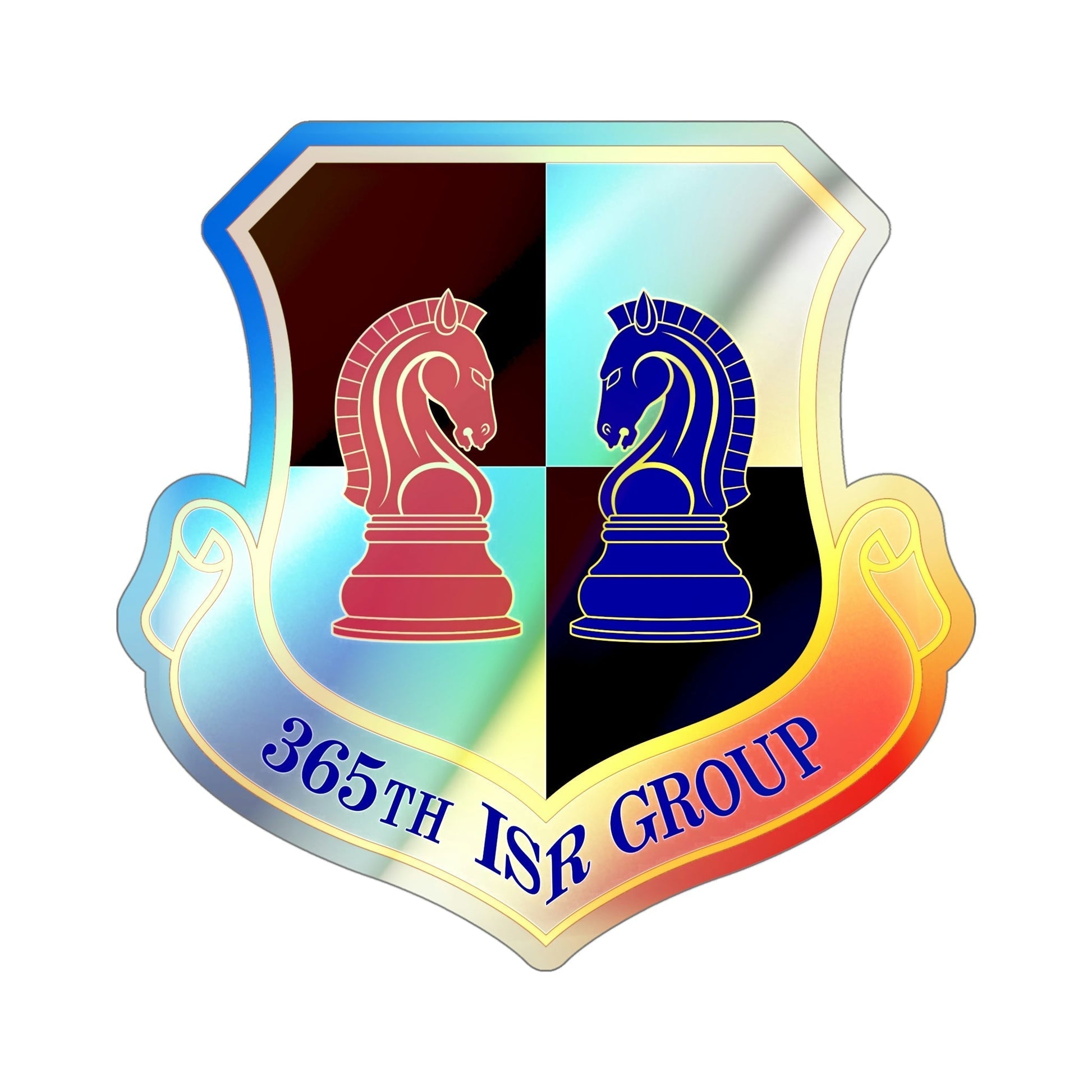 365 Intelligence Surveillance and Reconnaissance Group ACC (U.S. Air Force) Holographic STICKER Die-Cut Vinyl Decal-5 Inch-The Sticker Space