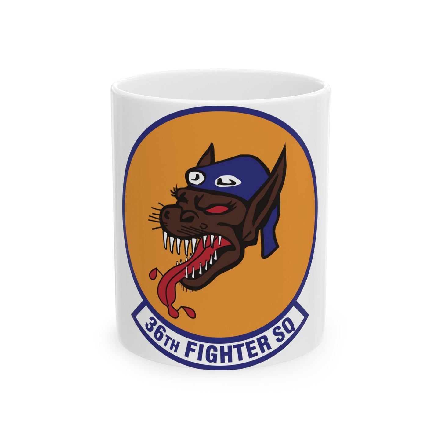 36th Fighter Squadron (U.S. Air Force) White Coffee Mug-11oz-The Sticker Space