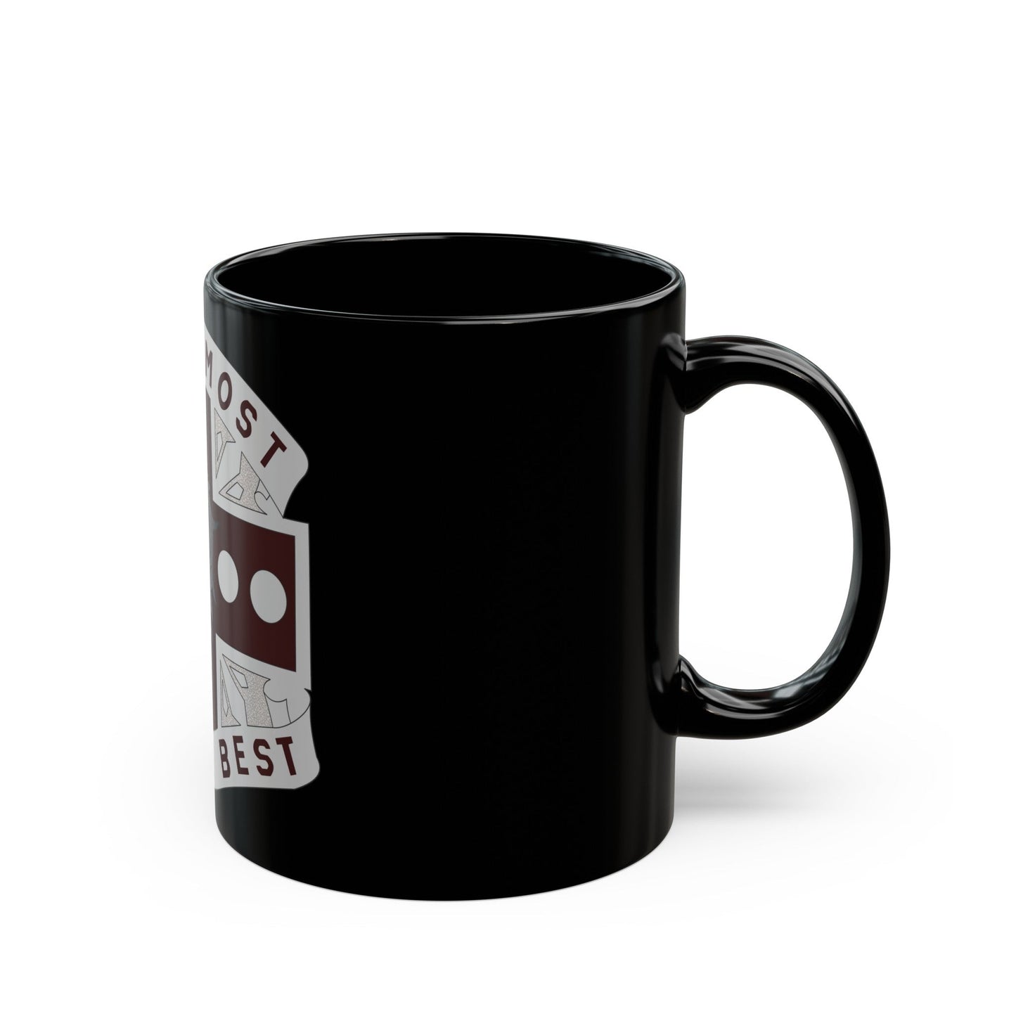 37 Medical Battalion (U.S. Army) Black Coffee Mug-The Sticker Space