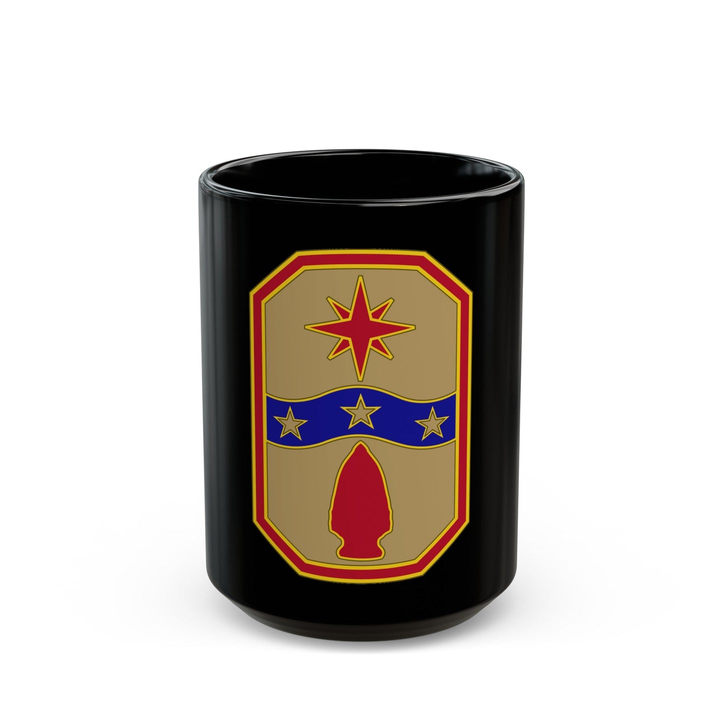 371 Sustainment Brigade (U.S. Army) Black Coffee Mug-15oz-The Sticker Space