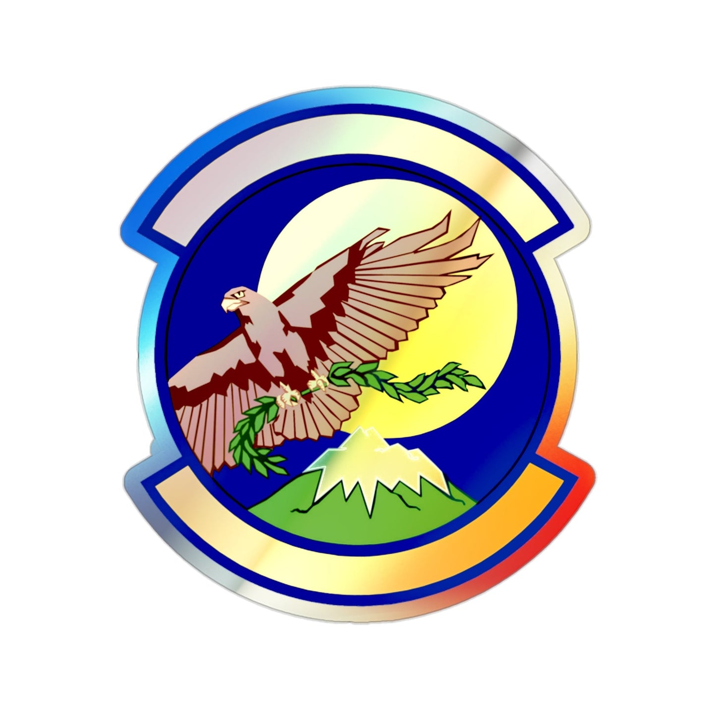 374 Security Forces Squadron PACAF (U.S. Air Force) Holographic STICKER Die-Cut Vinyl Decal-2 Inch-The Sticker Space