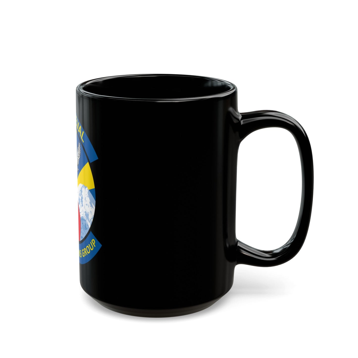 374th Operation Group (U.S. Air Force) Black Coffee Mug-The Sticker Space