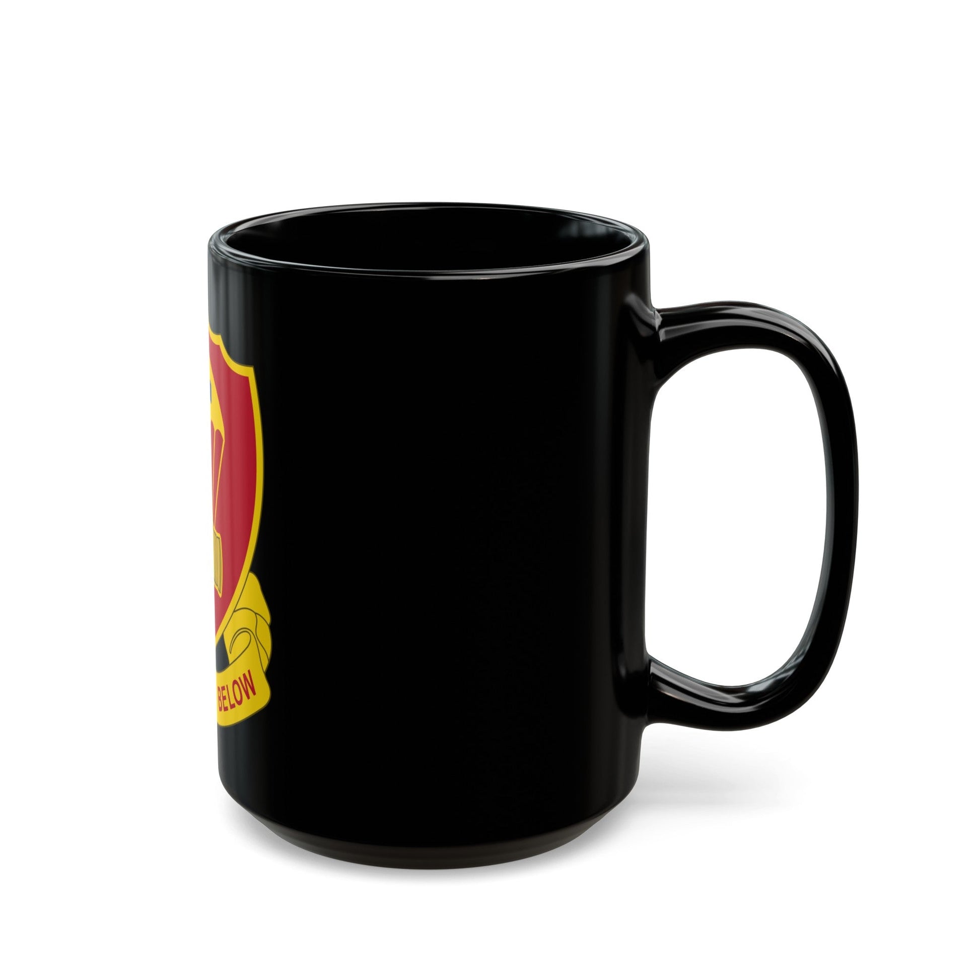 376 Airborne Field Artillery Battalion (U.S. Army) Black Coffee Mug-The Sticker Space