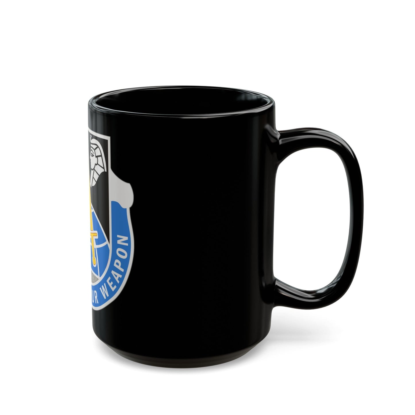 376 Military Intelligence Battalion (U.S. Army) Black Coffee Mug-The Sticker Space