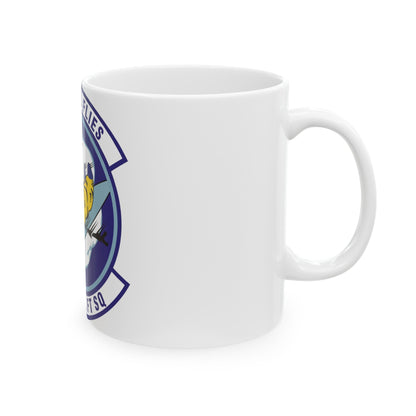 37th Airlift Squadron (U.S. Air Force) White Coffee Mug-The Sticker Space