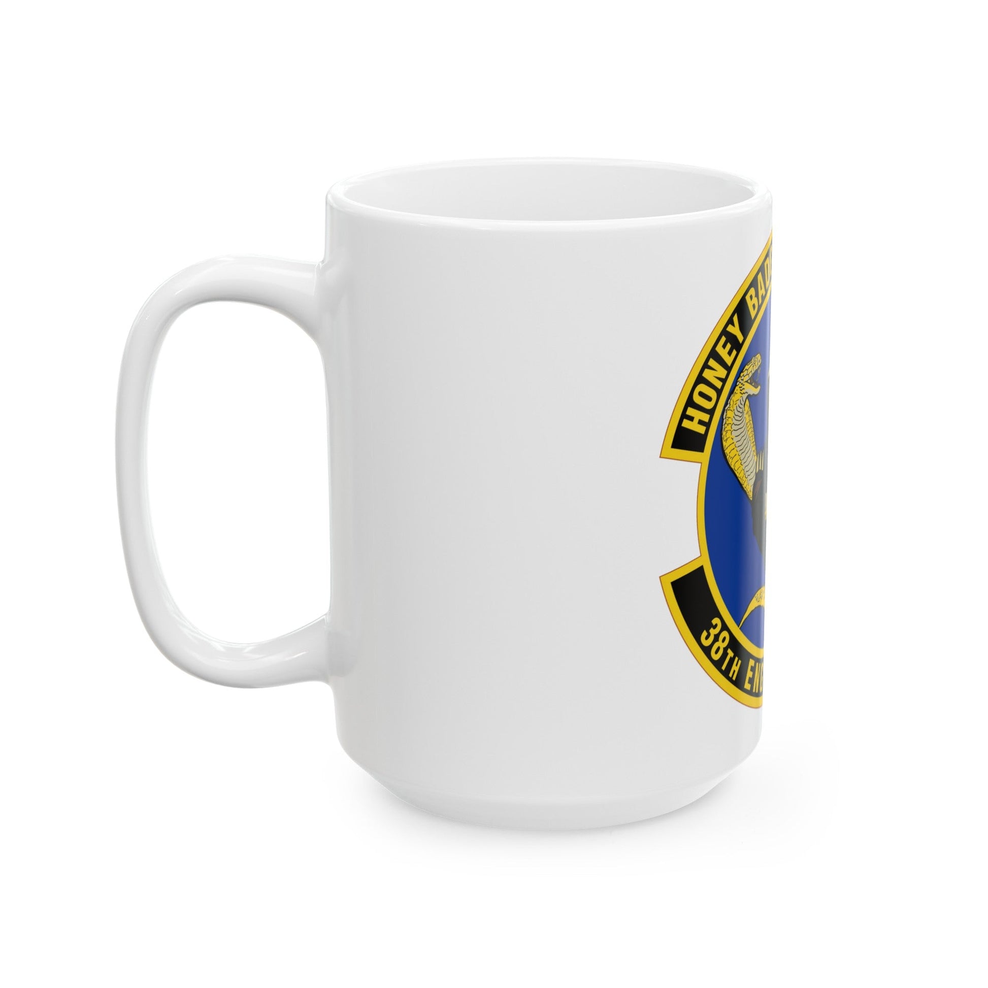 38 Engineering Squadron ACC (U.S. Air Force) White Coffee Mug-The Sticker Space