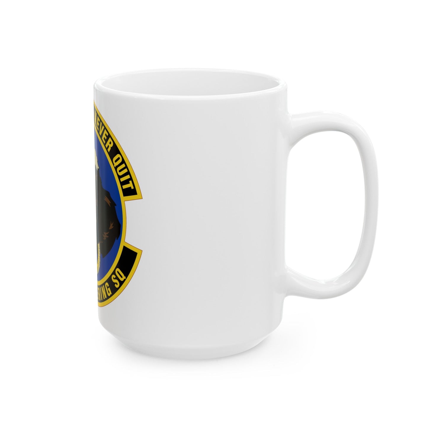 38 Engineering Squadron ACC (U.S. Air Force) White Coffee Mug-The Sticker Space