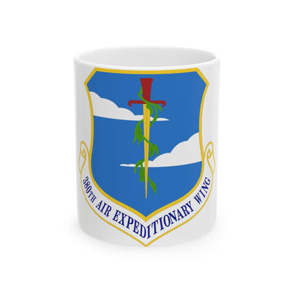 380th Air Expeditionary Wing (U.S. Air Force) White Coffee Mug-11oz-The Sticker Space