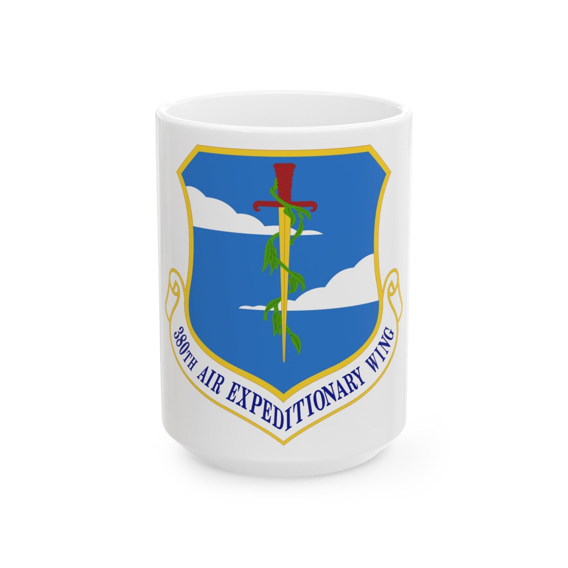 380th Air Expeditionary Wing (U.S. Air Force) White Coffee Mug-15oz-The Sticker Space