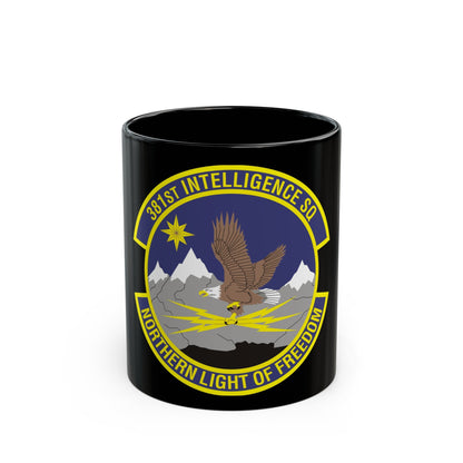 381st Intelligence Squadron (U.S. Air Force) Black Coffee Mug-11oz-The Sticker Space