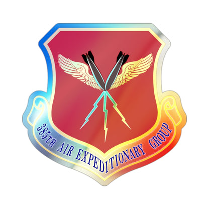 385th Air Expeditionary Group (U.S. Air Force) Holographic STICKER Die-Cut Vinyl Decal-2 Inch-The Sticker Space