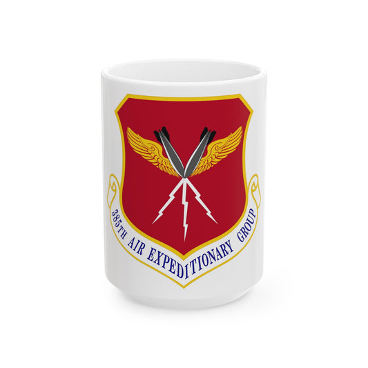 385th Air Expeditionary Group (U.S. Air Force) White Coffee Mug-15oz-The Sticker Space
