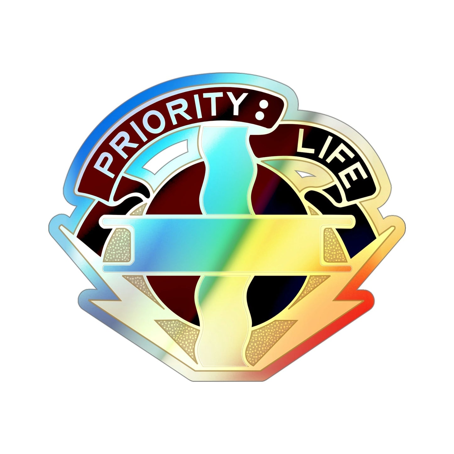 385th Field Hospital (U.S. Army) Holographic STICKER Die-Cut Vinyl Decal-4 Inch-The Sticker Space