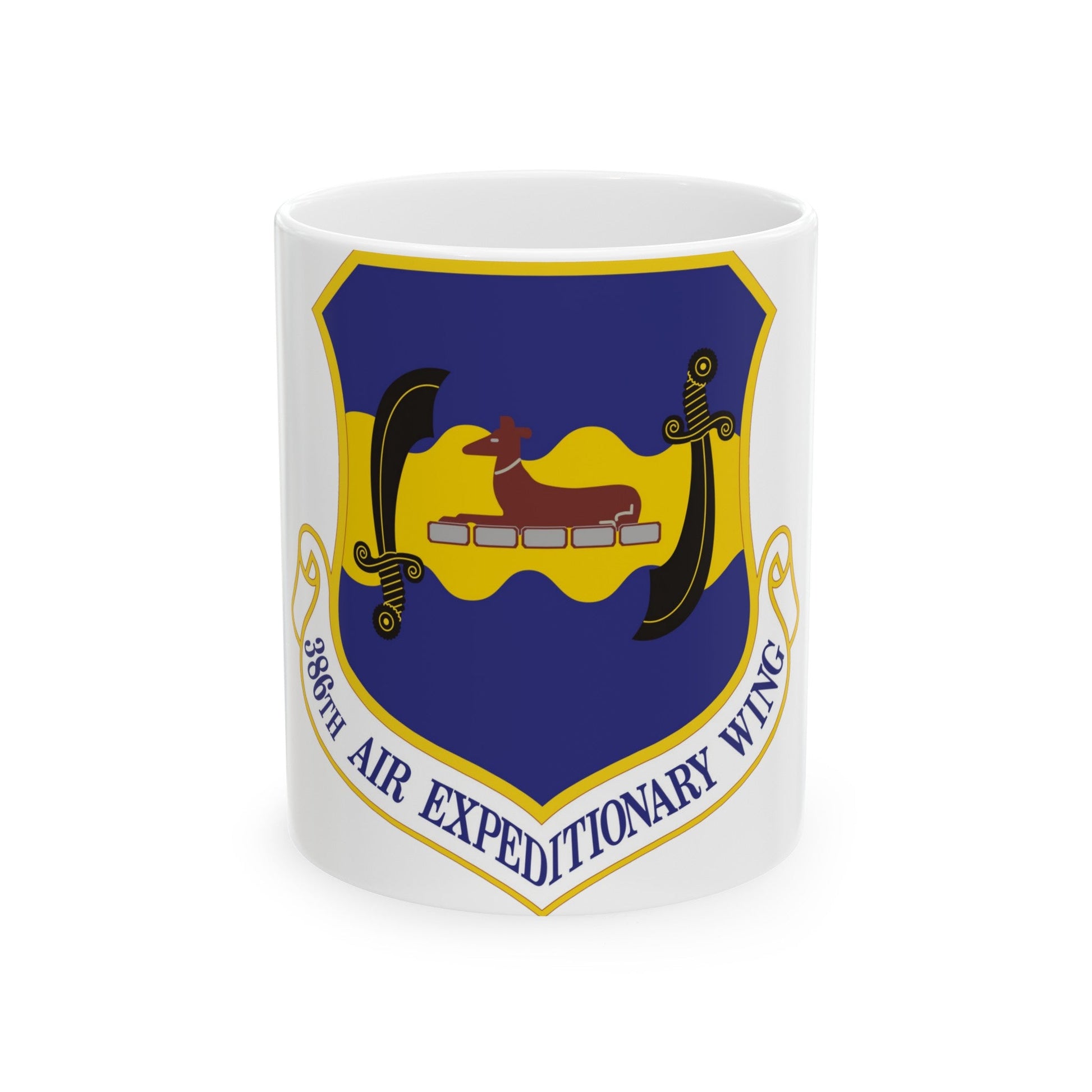 386th Air Expeditionary Wing (U.S. Air Force) White Coffee Mug-11oz-The Sticker Space
