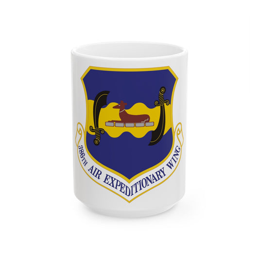 386th Air Expeditionary Wing (U.S. Air Force) White Coffee Mug-15oz-The Sticker Space