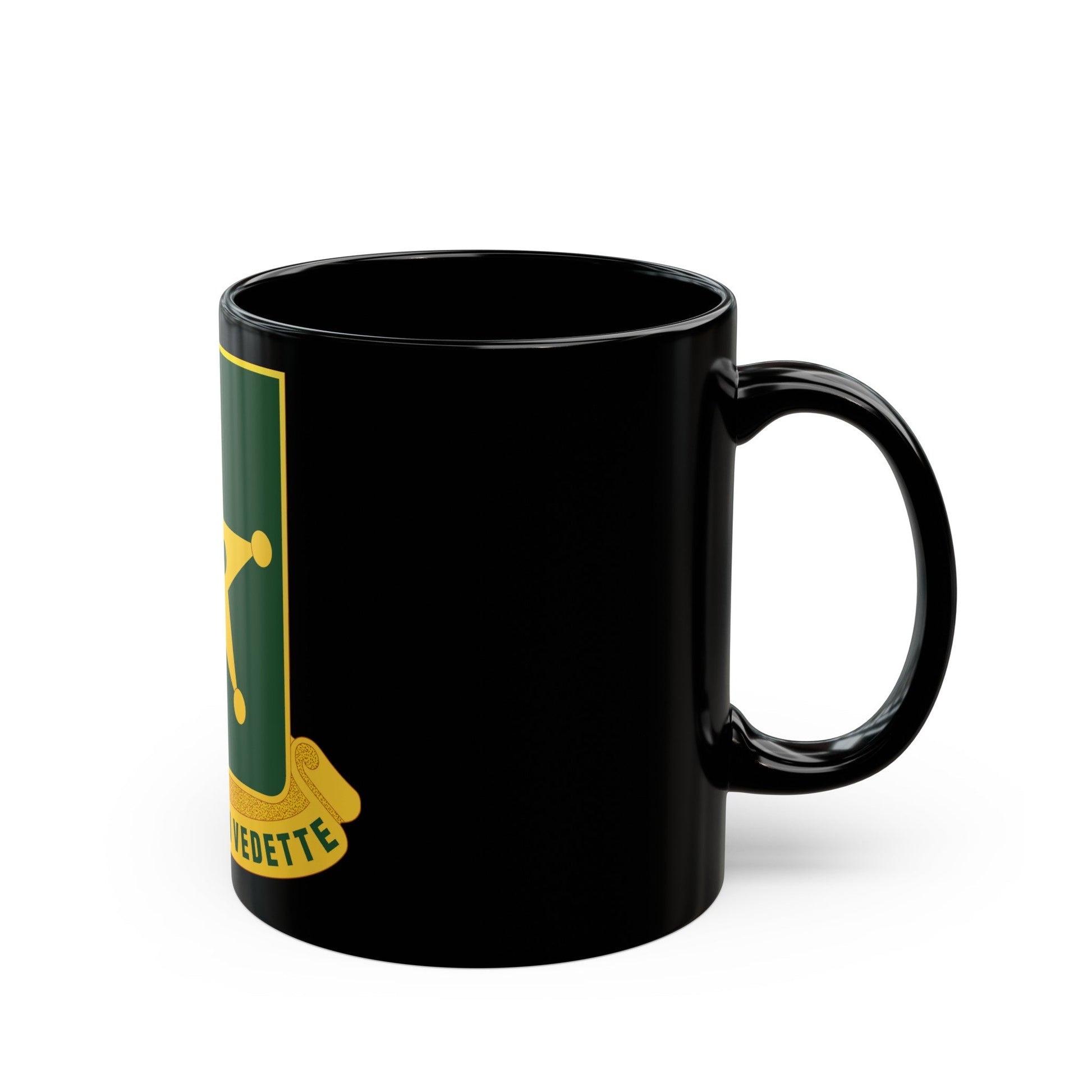 387 Military Police Battalion (U.S. Army) Black Coffee Mug-The Sticker Space