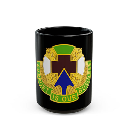 388 Medical Battalion (U.S. Army) Black Coffee Mug-15oz-The Sticker Space