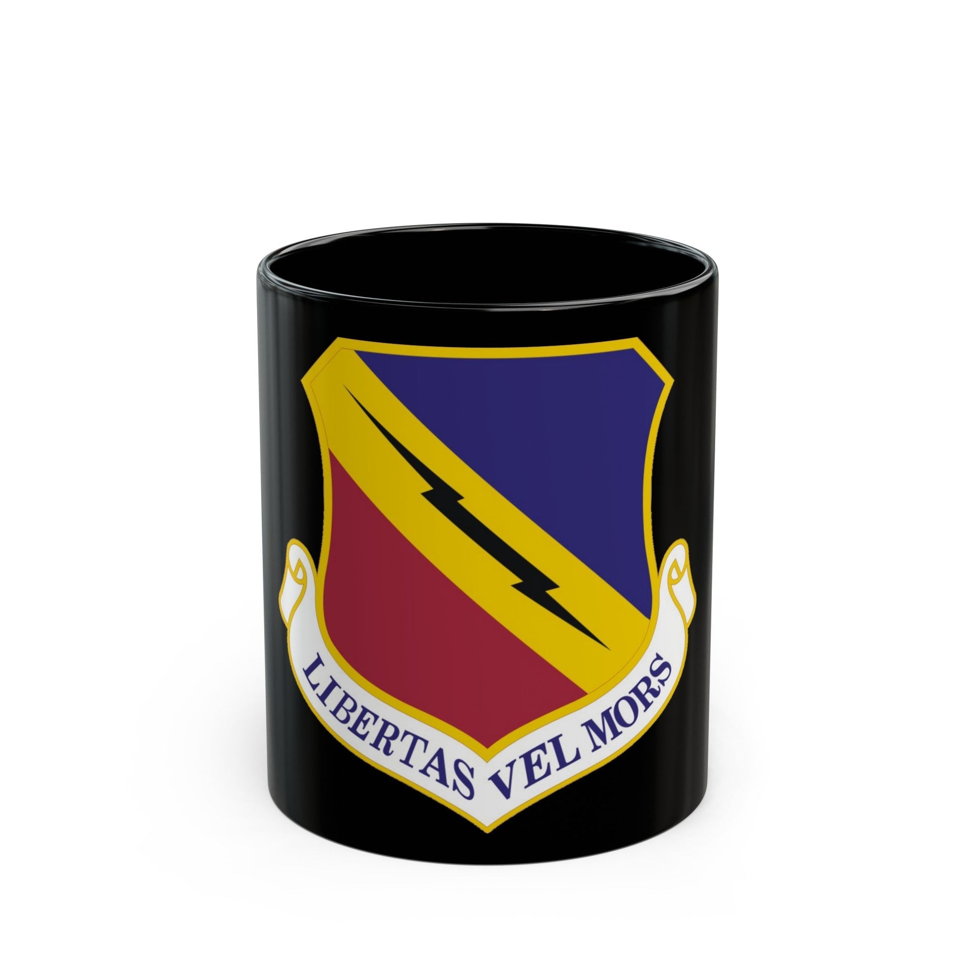 388th Fighter Wing (U.S. Air Force) Black Coffee Mug-11oz-The Sticker Space