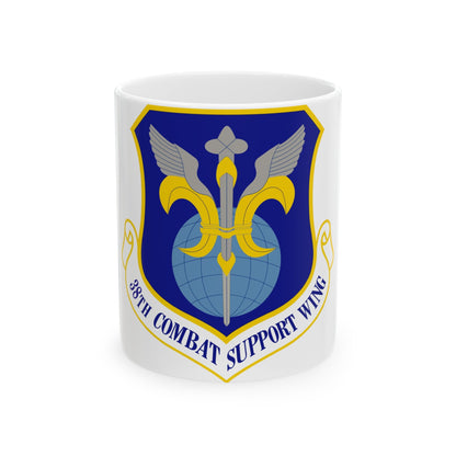 38th Combat Support Wing (U.S. Air Force) White Coffee Mug-11oz-The Sticker Space