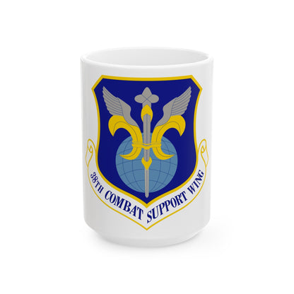 38th Combat Support Wing (U.S. Air Force) White Coffee Mug-15oz-The Sticker Space