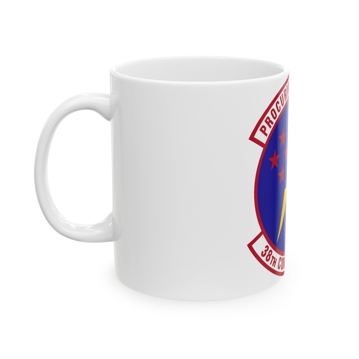 38th Contracting Squadron (U.S. Air Force) White Coffee Mug