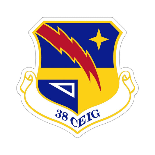 38th Cyberspace Engineering Installation Group (U.S. Air Force) STICKER Vinyl Die-Cut Decal-6 Inch-The Sticker Space