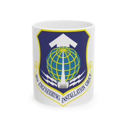 38th Engineering Installation Group (U.S. Air Force) White Coffee Mug-11oz-The Sticker Space