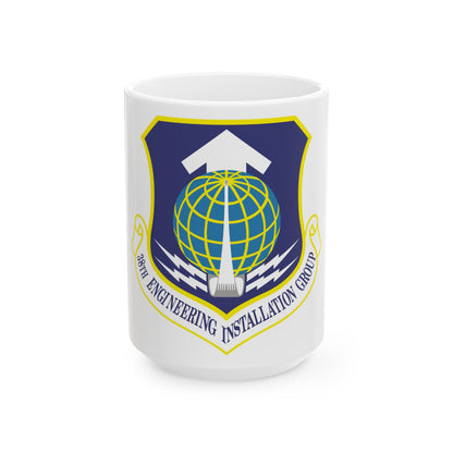 38th Engineering Installation Group (U.S. Air Force) White Coffee Mug-15oz-The Sticker Space