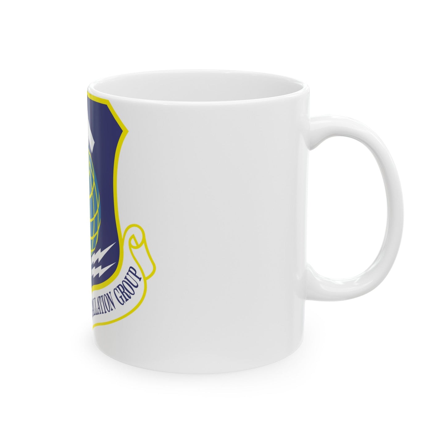 38th Engineering Installation Group (U.S. Air Force) White Coffee Mug-The Sticker Space