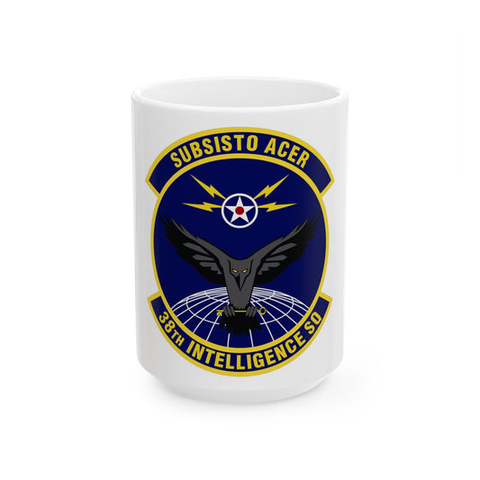 38th Intelligence Squadron (U.S. Air Force) White Coffee Mug