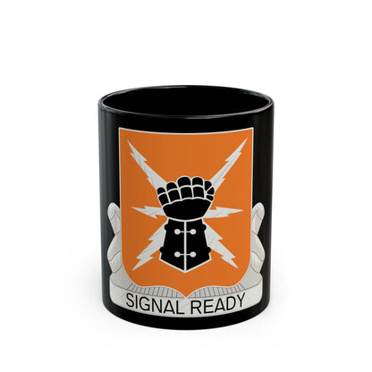 38th Signal Battalion (U.S. Army) Black Coffee Mug-11oz-The Sticker Space