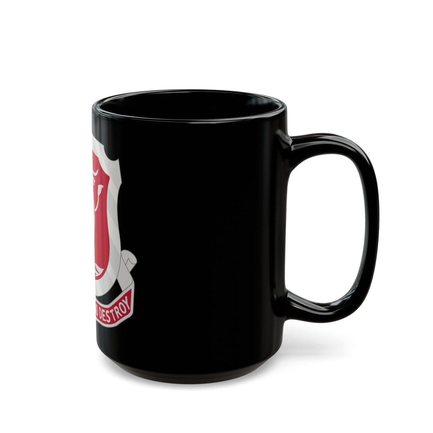 39 Engineer Battalion (U.S. Army) Black Coffee Mug-The Sticker Space