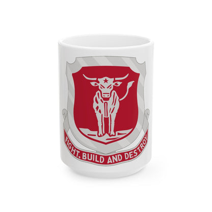 39 Engineer Battalion (U.S. Army) White Coffee Mug-15oz-The Sticker Space