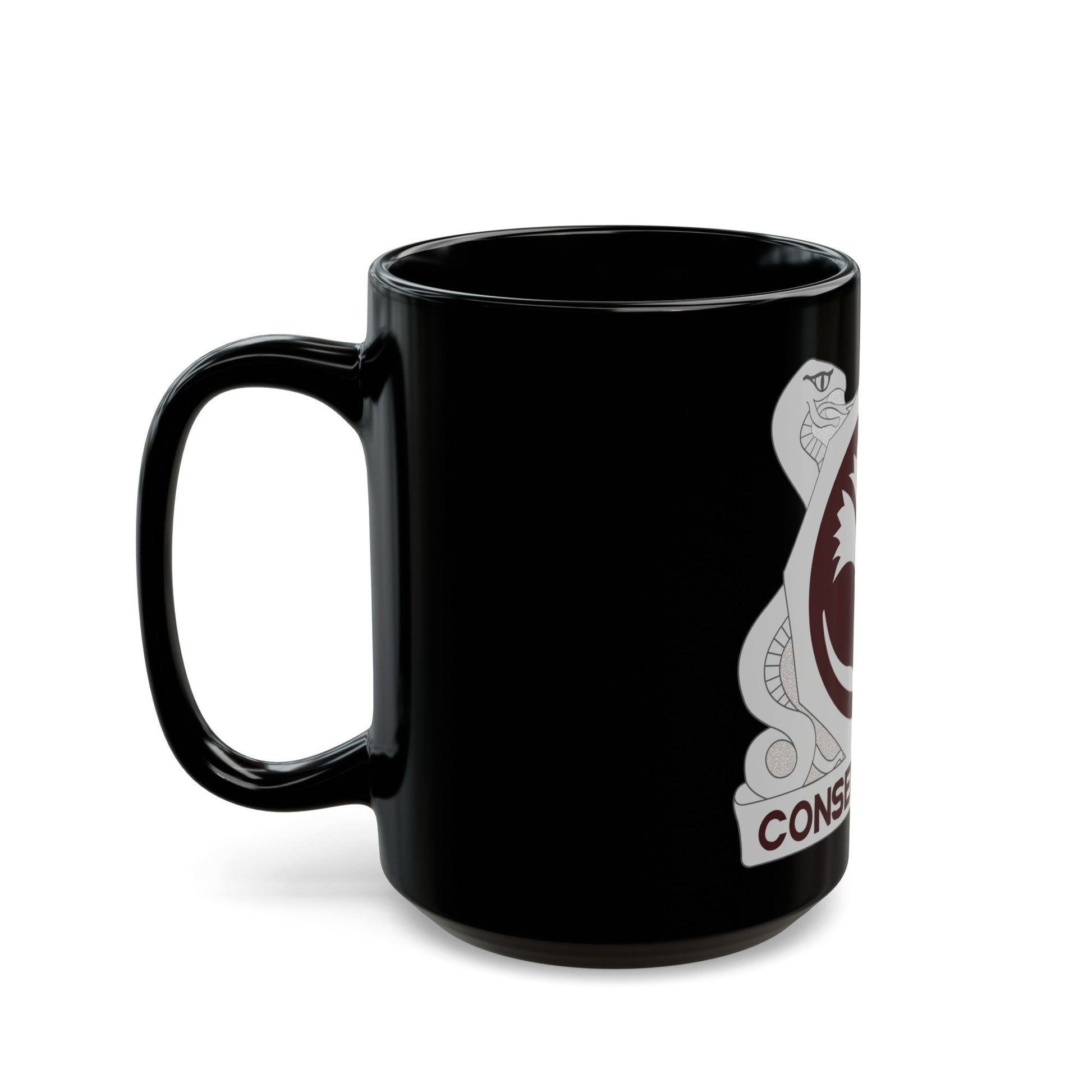 39 Medical Group (U.S. Army) Black Coffee Mug-The Sticker Space