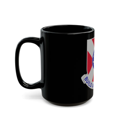 391 Engineer Battalion (U.S. Army) Black Coffee Mug-The Sticker Space