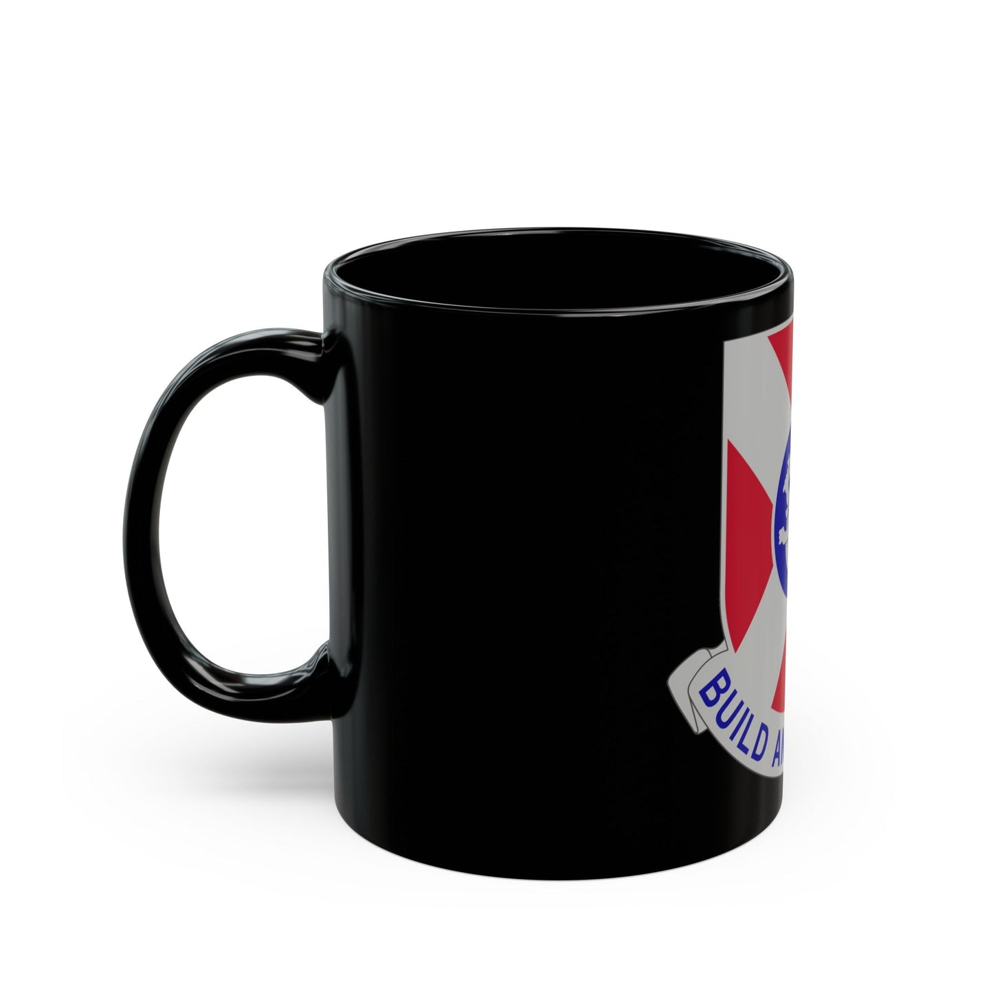 391 Engineer Battalion (U.S. Army) Black Coffee Mug-The Sticker Space