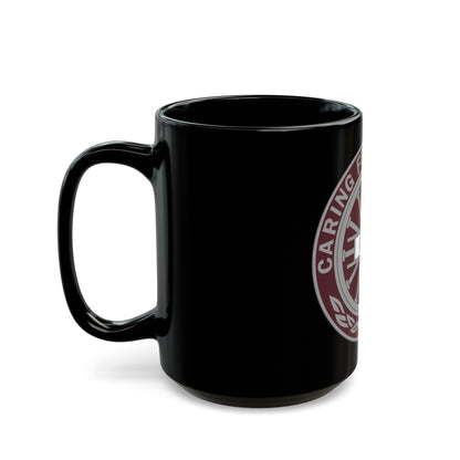 396 Field Hospital (U.S. Army) Black Coffee Mug-The Sticker Space