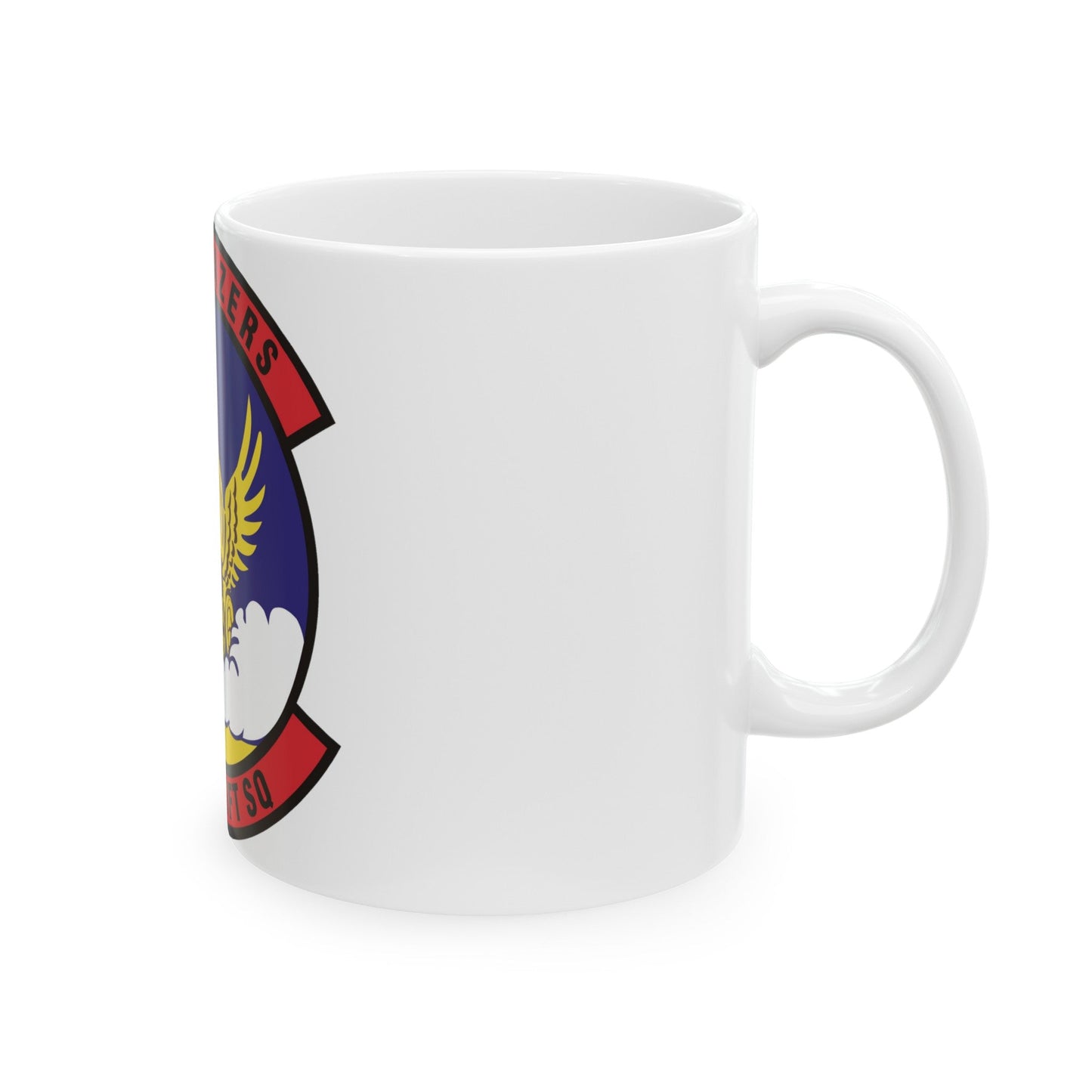 39th Airlift Squadron (U.S. Air Force) White Coffee Mug-The Sticker Space